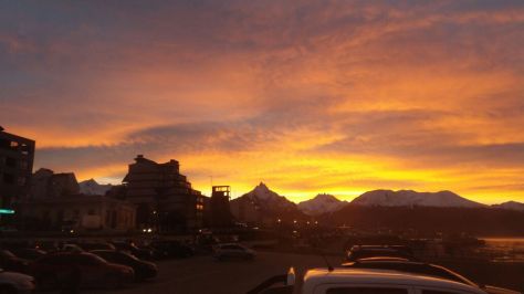Ushuaia Sonnenaufgang